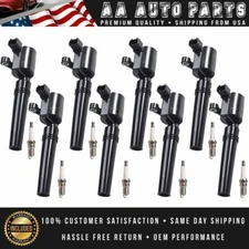 8PC Ignition Coil & 8PC Platinum Spark Plug for 2000-2006 Lincoln LS V8 3.9L