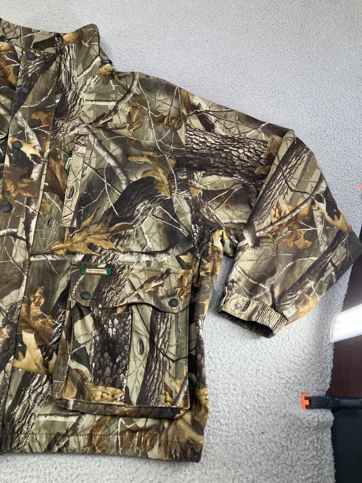 Chaqueta Camuflada Remington Para Hombres 3XL XXXL Marrón Caza Aislamiento Térmico Realtree Foto 2 de 4