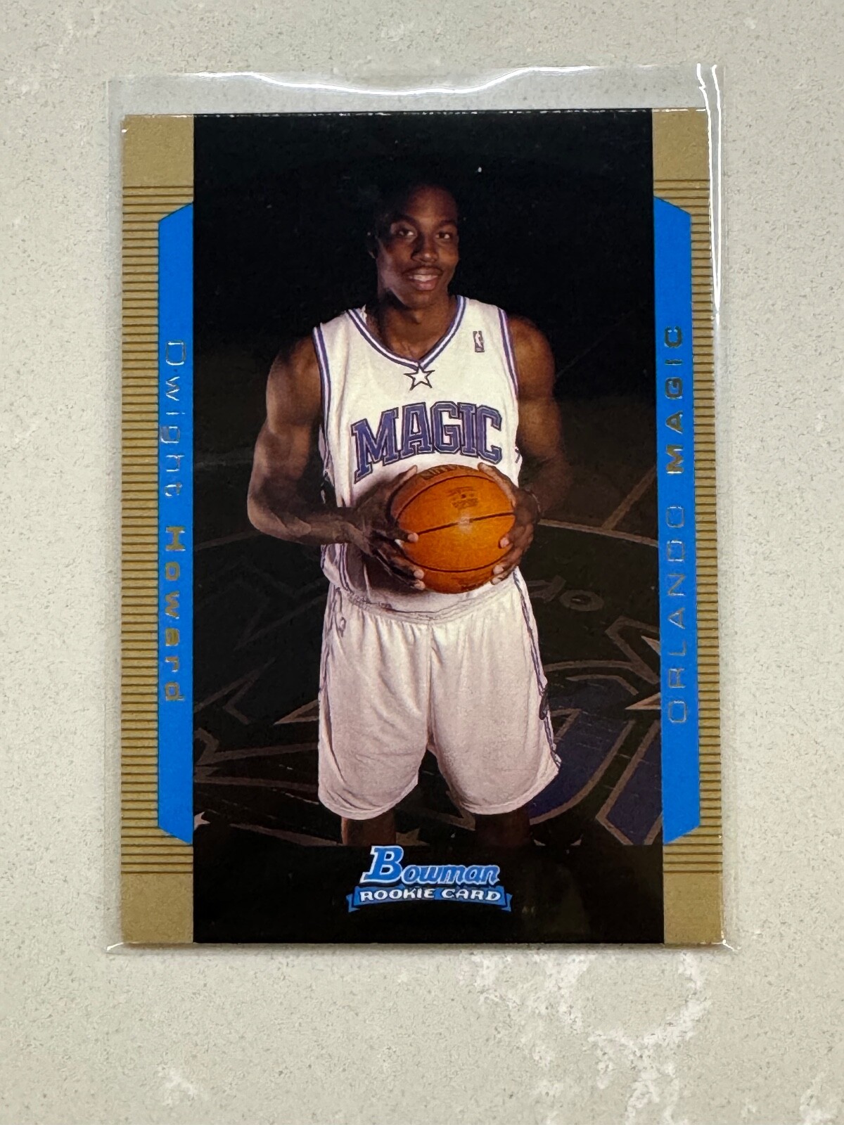 2004-05 Bowman Draft Picks & Prospects GOLD Dwight Howard Rookie Card (RC) #129