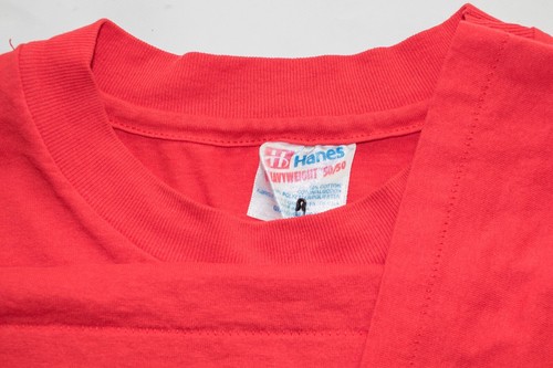 Vintage 1990s NASA Space Station Logo USA Made Single Stitch Red Shirt Men's LRG - Picture 4 of 4