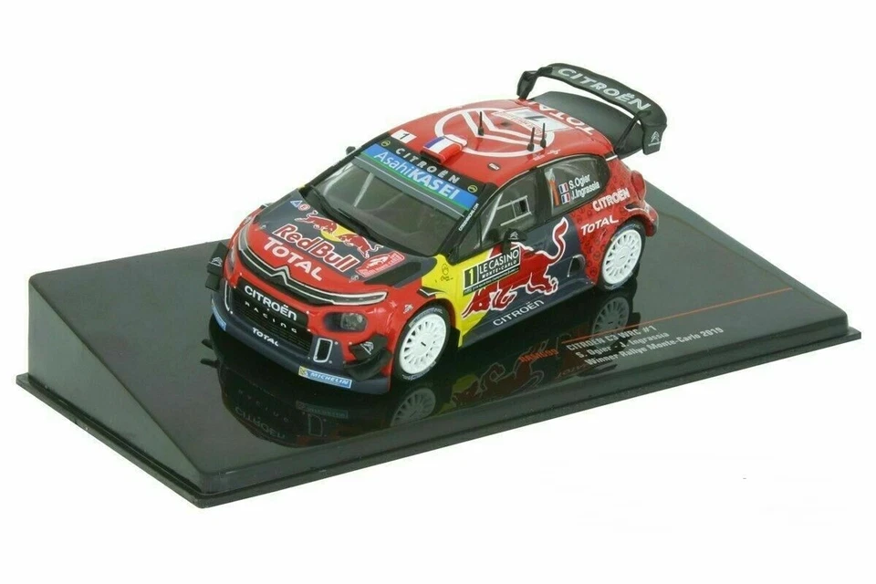IXO 1/43 MODELLINO AUTO RALLY CITROEN C3 WRC OGIER MONTE CARLO 2019 MODELLISMO - Immagine 3 di 4