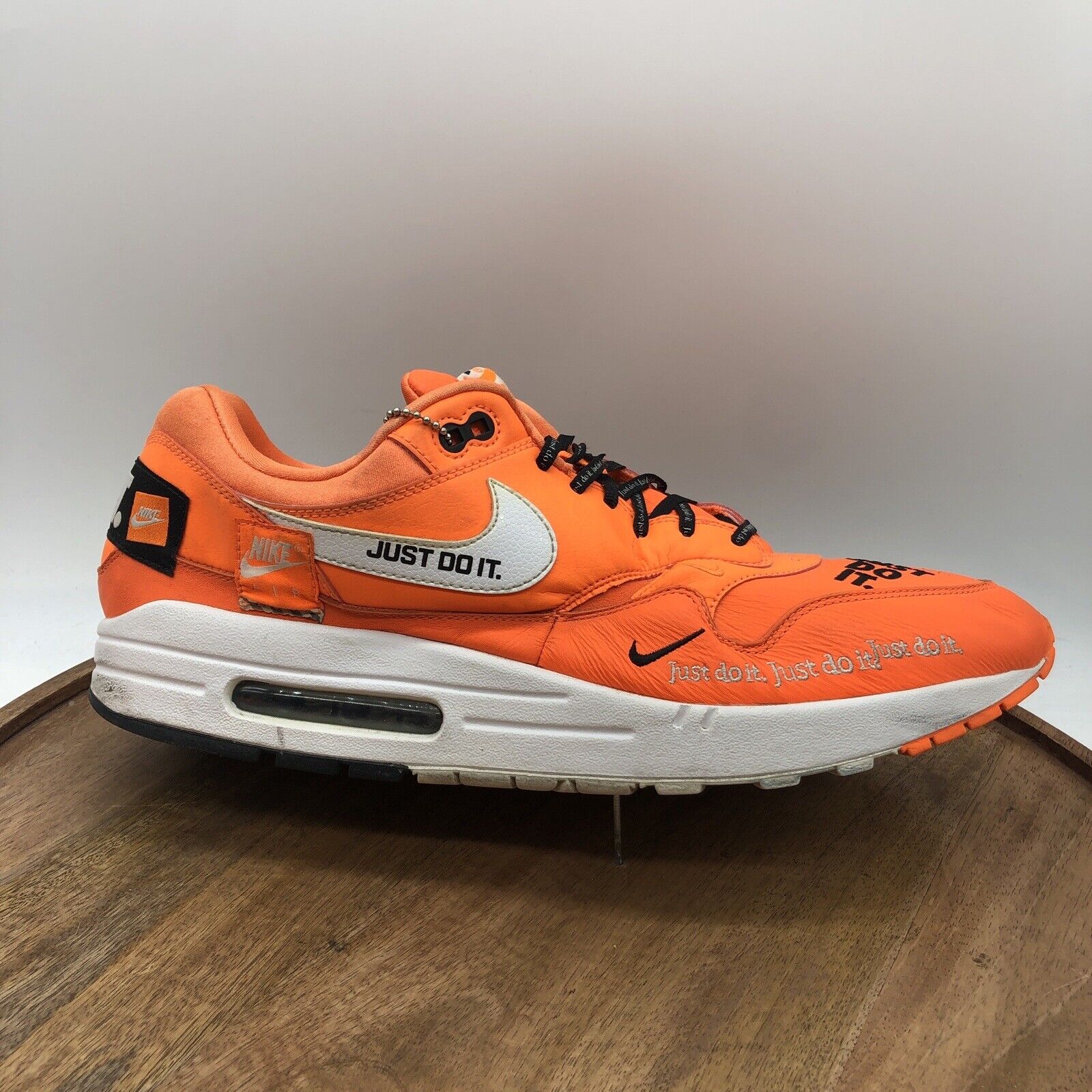 Nike Air Max 1 SE It Size 12.5 Orange Leather Shoes AO1021-800 | eBay