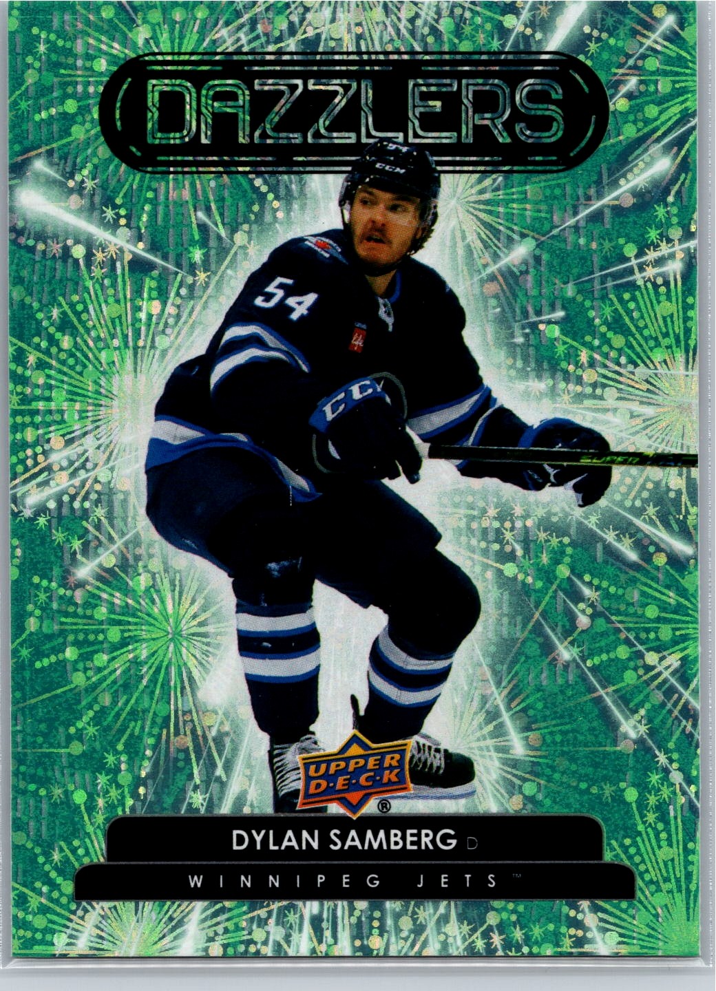 2022-23 Upper Deck #DZ-94 Dylan Samberg Dazzlers Green