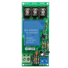 DC12V 0~60minutes Delay Timer Switch Timing On/off Relay Module 30A 250VAC/30VDC