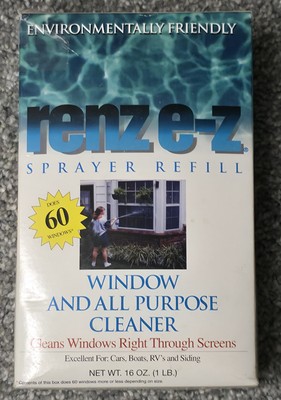 Renz E-Z Sprayer Refill Window All Purpose Cleaner Cars Boats RV s Open Box