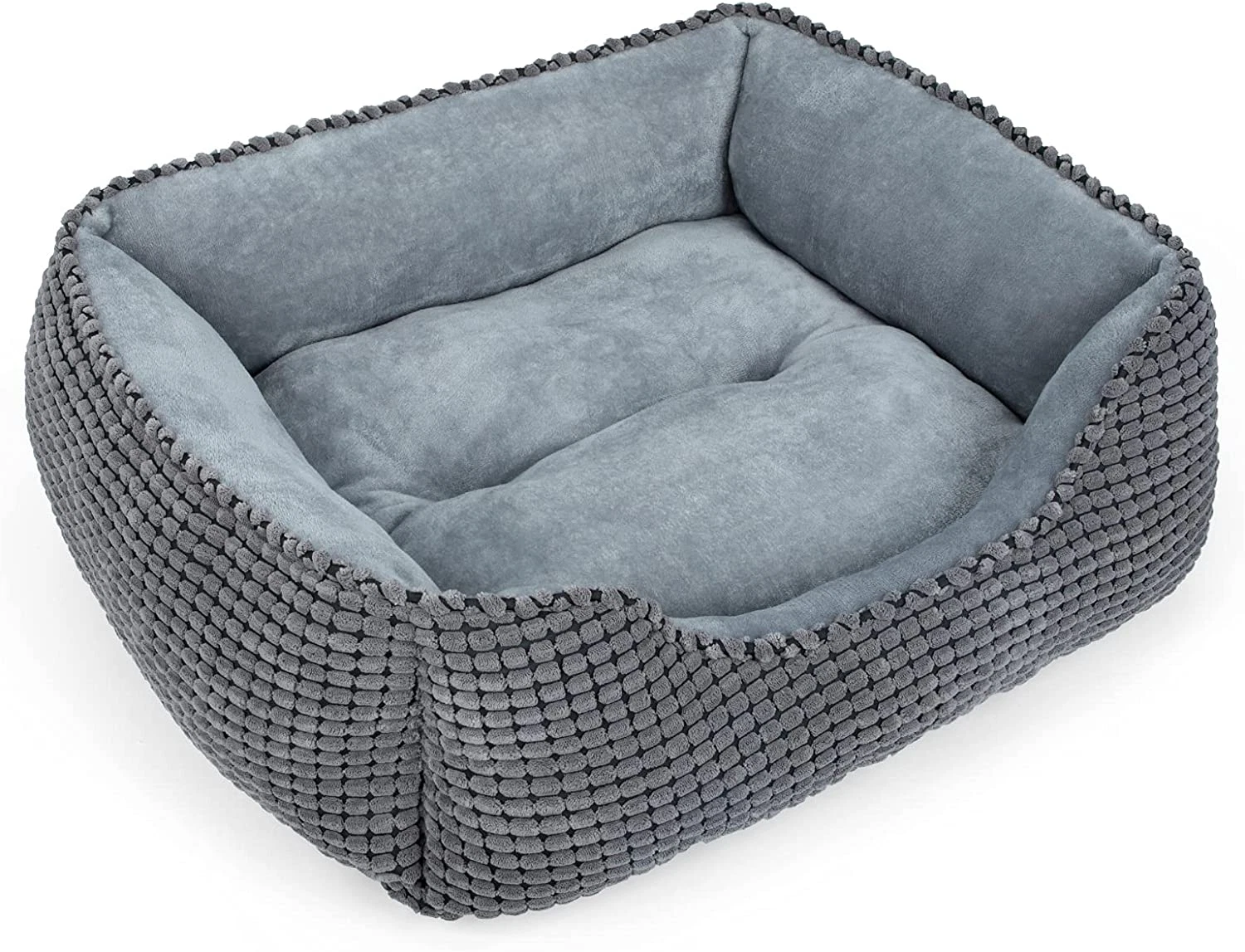 Dog Bed for Large Medium Small Dogs, Rectangle Washable Sleeping Puppy Bed, Soft