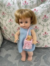 Tearie Dearie Doll 1960s ~ 9" Vintage Vinyl Baby Doll ~ Ideal Toy Corp 1964