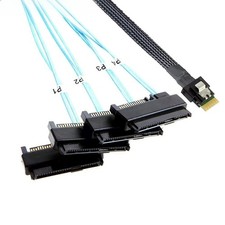 PCIE Slimline SAS 4.0 38pin SFF-8654 4i to SFF-8482 2-in-1