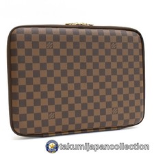 Louis Vuitton Damier Ebene Computer Sleeve PM N58022 Notebook Case #M-7824