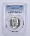 1964 Silver Kennedy Half Dollar MS65 PCGS Blue Label *8874