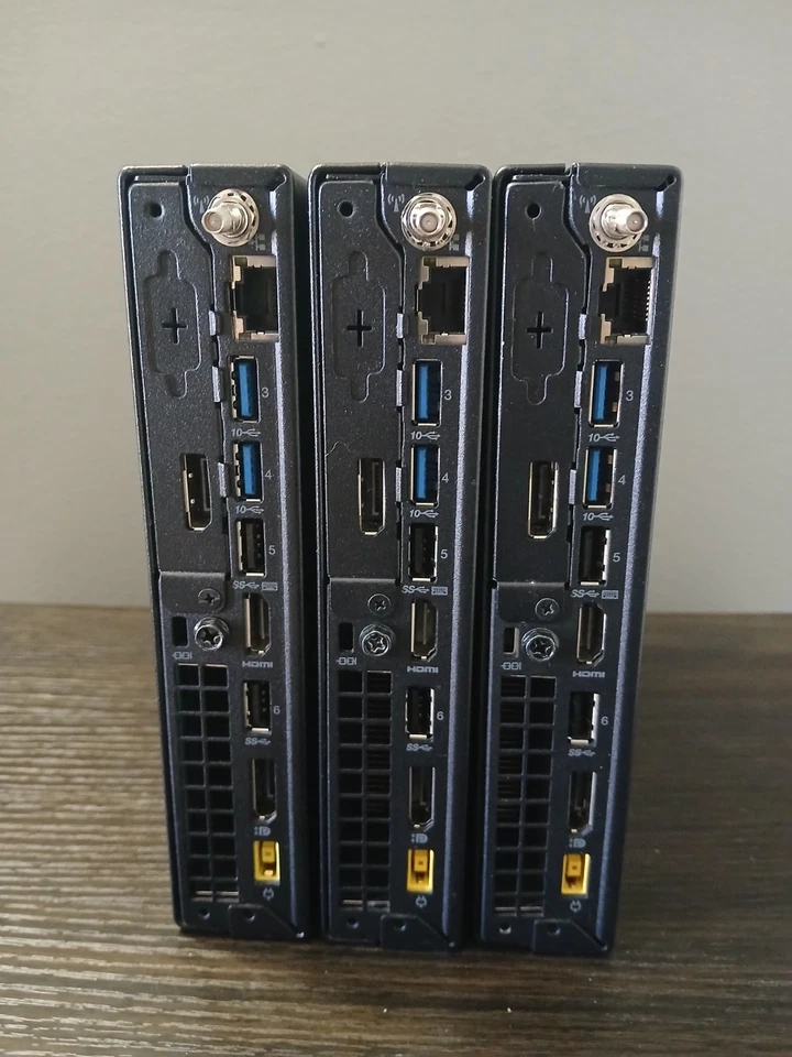 Lenovo thinkcentre m90q diminuto/16 Ram/256ssd/win 10 Pro/Cargador incluido Foto 3 de 4