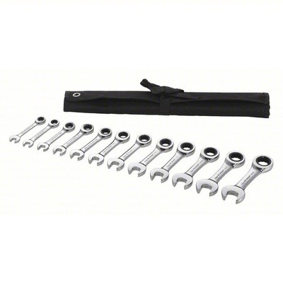 WESTWARD 54DG31 Combo Wrench St,Steel,Fll Plish,Standard 54DG31