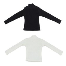 1/6 Action Figure Clothes Fashion Model Miniature Turtleneck Knit Sweater