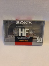 Sony HF 90 - New Sealed Normal Bias Type I High Fidelity Audio Cassette Tape