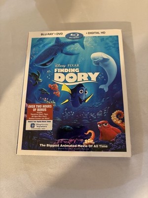 Disney Pixar Finding Dory Blu-Ray + DVD Slip Cover Sealed