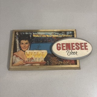 genesee Wall Bar sign vintage 1959 jenny Hemlock Lake
