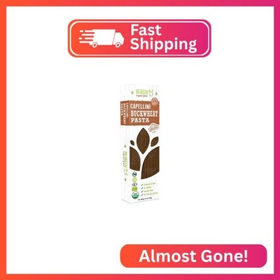 Big Green Organic Food- Organic Buckwheat Capellini, 8.8oz, 100% buckwheat, Glut