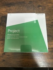 Microsoft Project Professional 2013 1 PC. BRAND NEW SEALED WITH PRODUCT KEY