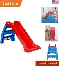 First Slide for Kids, Easy Set Up for Indoor Outdoor, Easy to Store, for Todd...