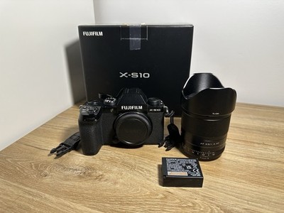 Fujifilm X-S10 26.1 MP Mirrorless Digital Camera - Black & Viltrox 23mm 1.4