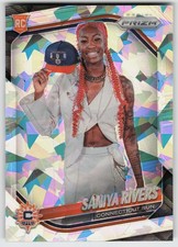 2025 Panini Prizm WNBA #150 Saniya Rivers Ice Prizms