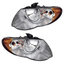 For Chrysler Town And Country 2005-2007 Headlight Driver Passenger Side Pair