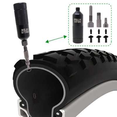 Stop & Go 200 Mini Pocket Plugger Tubeless Tire Repair Kit for Bikes & E-Bikes