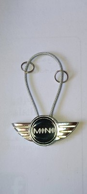 Mini Cooper Car Medal Key Holder 3D Logo Metal Solid Cable Excellent  Medal
