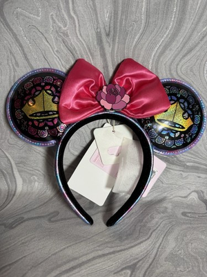 #ad Loungefly Disney Princess Stained Glass Collection Sleeping Beauty Ears ON HAND $57.97