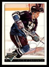 1993 Topps Premier Gold Hockey #379 Patrik Carnback Signed Auto (no COA) *d2