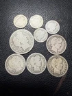90% Silver Barber Coin Lot–Barber Half Dollar, Quarters & Dimes–1.37 oz Silver