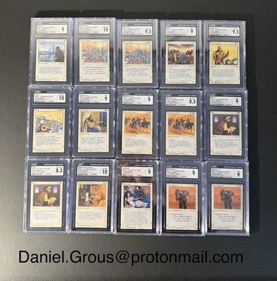 Mtg Arabian Nights Complete Set CGC 8+ | eBay