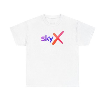British Sky X TV T-Shirt Unisex Heavy Cotton Tee, Streaming Service Tee,