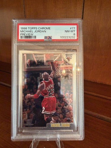 Michael Jordan [Preview] #77 1998 Topps card