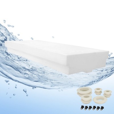 RV Fresh Water Tank 51 Gallon 63'' x 27.5'' x 9'' Drinking Water Reservoir