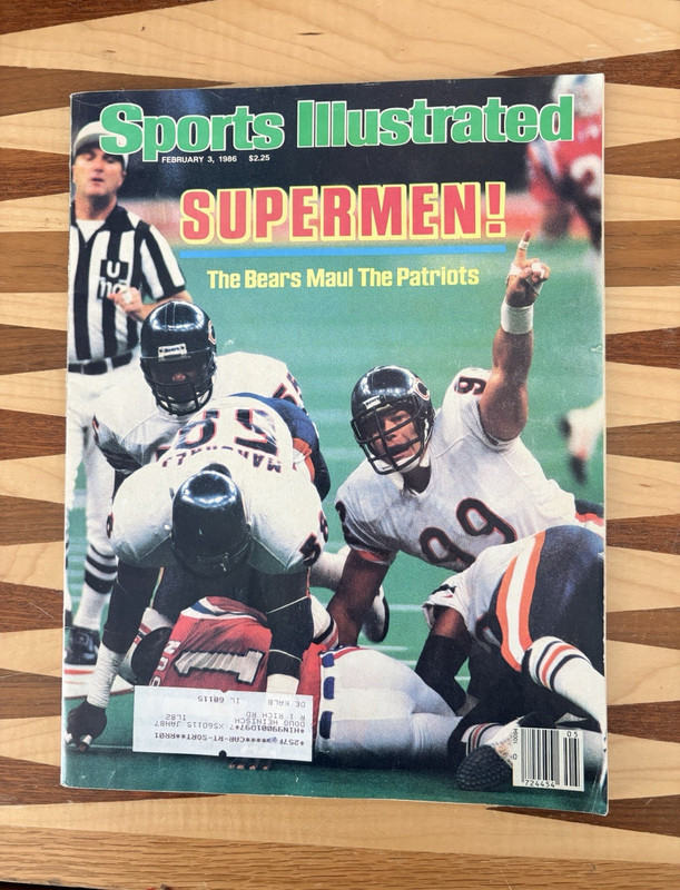 Sports Illustrated Feb 3, 1986 - Supermen! The Bears Maul The Patriots