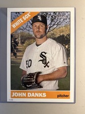 John Danks 2015 Topps Heritage 11X14 Wall Art Poster Numbered 1 of 65