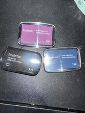 Recollections Set Of 3 Dye Ink Pads Sangria Black Dark Blue New Sealed