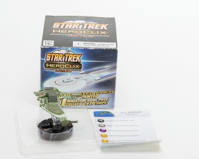 Star Trek Tactics Hero Clix IKS Korinar w/ Card and box-ST5