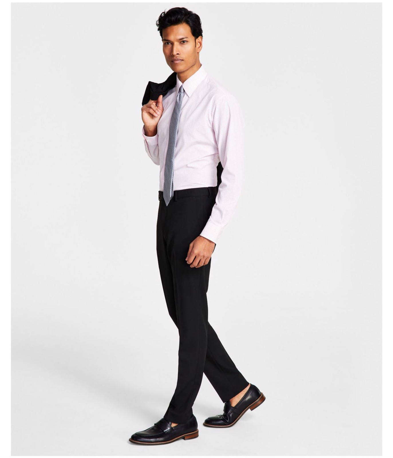 Повседневные брюки Ben Sherman Mens Skinny Fit Stretch, черные, 30W x 32L