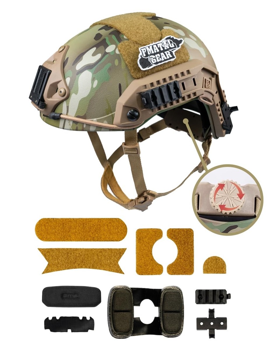 FMATAL GEAR Maritime Fast Helmet ABS for Airsoft Helmets Large-X