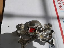 Skull and Crossbones Pirate Belt Buckle or One Eyed Biker Pre-Loved