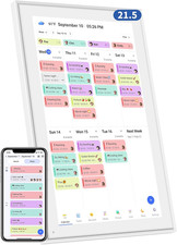 21.5 Inch Digital Calendar, Electronic Chore Chart, Smart Weekly and Monthly Pla