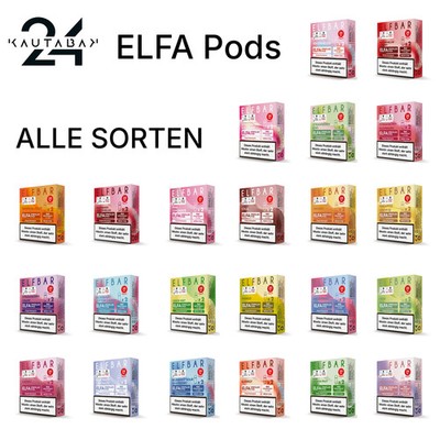 ELF BAR ELFA Liquid Pods- Alle Sorten!