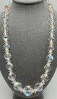 Vintage Signed Laguna Aurora Borealis Faceted Crystal Choker  Necklace.  — photo 1
