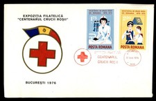 Mayfairstamps Romania FDC 1976 Red Cross Nurse and Girl Scout First Day Cover aa