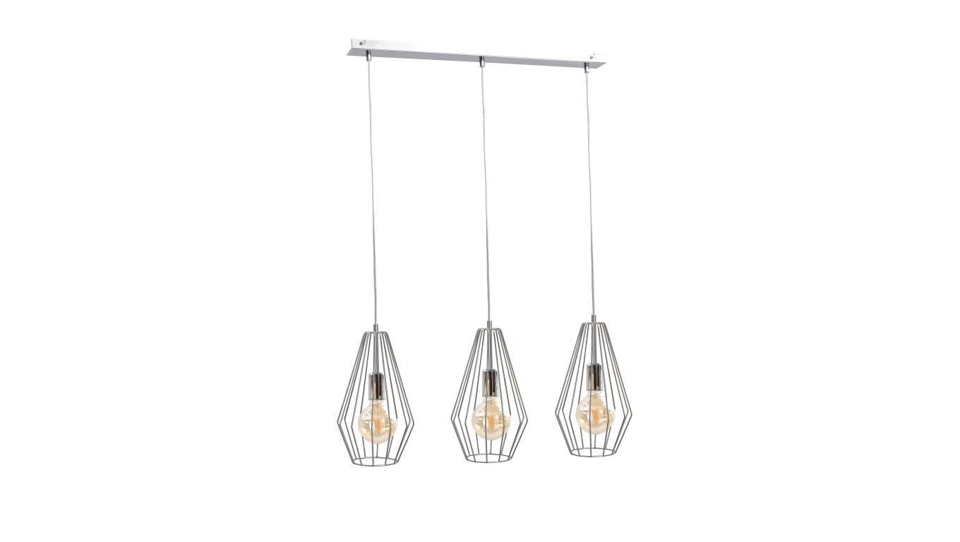 Loft Pendant Light 3xE27 LEX SILVER 668