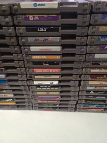 NES LOT-Torn Labels/Cracked Cartridges*Tested Working*(See Description)