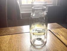 Small Posy Glass Milk Bottle