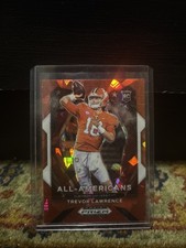 2021  Prizm Draft Picks - All-American Trevor Lawrence #181 Red Ice Prizm (RC)